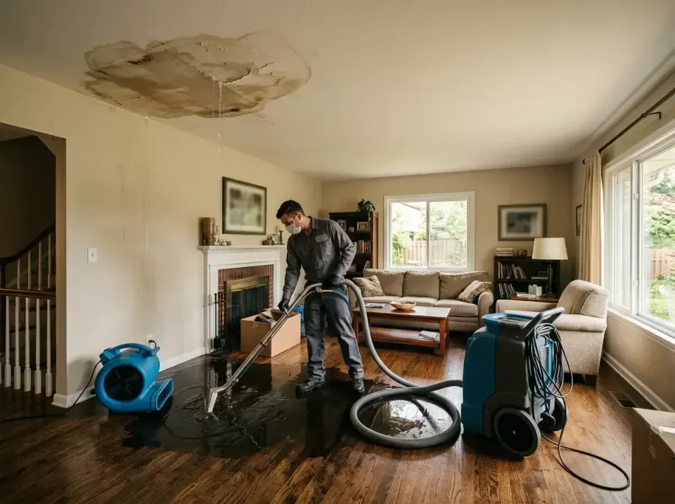 attic-pipe-burst-ceiling-drip-008 — frequently asked questions, Water Damage Restoration & Carpet Care in Algoma, WI